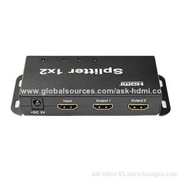 1.4V HDMI 1x2 Splitter, 5V DC/2A Power Supply